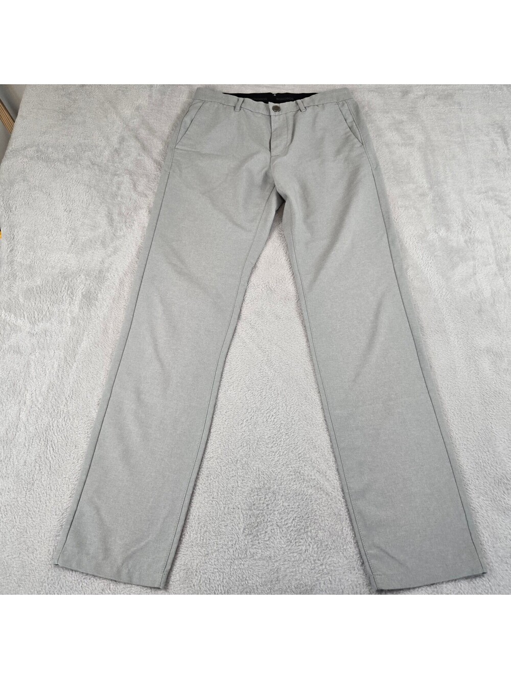 Bonobos Men's Light Gray Chino Pants Size 30x34 Straight Fit Casual